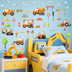 MOSITU watercolor vehicles excavator ideal for imaginative play spaces