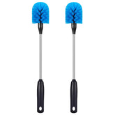 MOSOLAN bottle brush long-handle for easy reach in tall bottles.