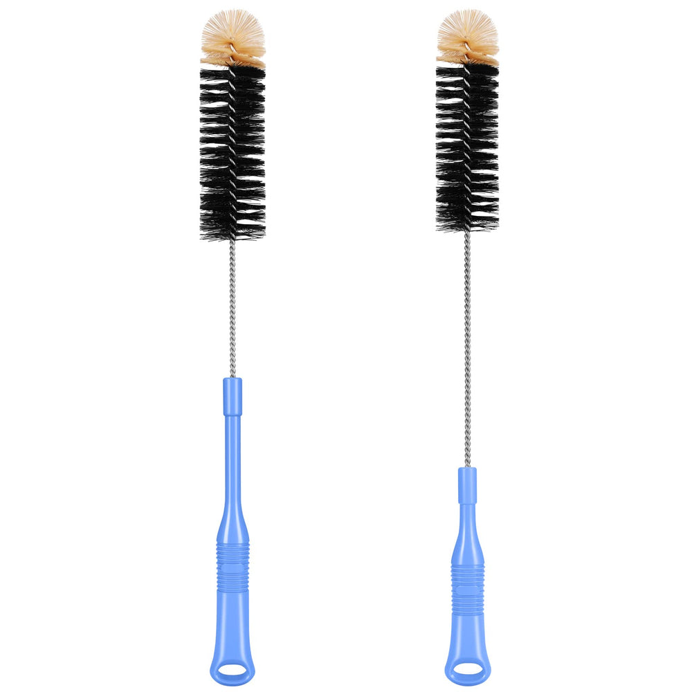 MOSOLAN bottle cleaning brush 17in long-handle reaches deep into bottles for thorough cleaning