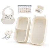 Mossora baby suction plates with cat design deliver stable self-feeding on smooth tables.
