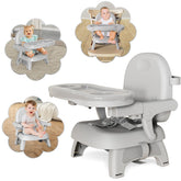 Mostop baby booster seat folded-compact for travel and storage