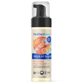 Motherlove Baby & All Soap bottle with refreshing grapefruit-ginger scent for gentle cleansing.