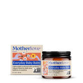 Motherlove Everyday Baby Balm packaging shown, fragrance-free care for sensitive baby skin.
