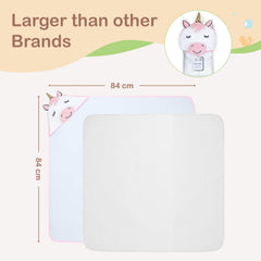 Mother's Choice Organic Baby Hooded Towel absorbent drying power for swift post-bath comfort
