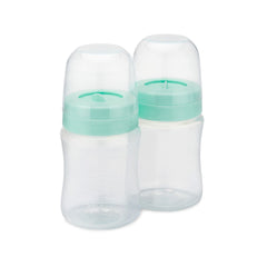 Motif Medical breast milk bottle with locking rings for secure on-the-go storage