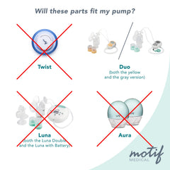 Motif Medical duo-pump compatible bottle streamlines pumping to feeding