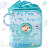 Motiskyy My First Photo Album cover safety mirror invites baby reflection and engagement