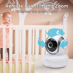 Motorola MBP36S-2 2-way audio keeps you connected with your baby via intercom.