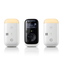 Motorola Nursery dual room audio monitor lets you hear two rooms clearly for peace of mind.