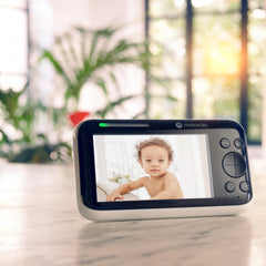 Motorola Nursery monitor app view enables remote monitoring