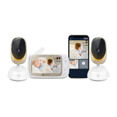 Motorola Nursery VM85-2 with two cameras provides broader monitoring for parents