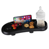 Motthjcw stroller snack tray assembly shows quick tool-free setup for universal fit