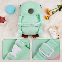 Mounting UP owl-design head protector closeup with cute baby-friendly detail.