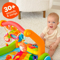 Move2Play baby walker gym demonstrates mobile play for early mobility.