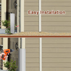 Moxweyeni weather-resistant corner guard withstands rain and UV for long-lasting siding.