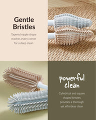 Moyuum 3D bristle technology reaches corners for deep, thorough cleaning