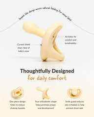 MOYUUM orthodontic nipple design supporting easy latch