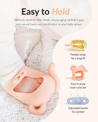 MOYUUM teether is dishwasher-safe for quick cleaning.