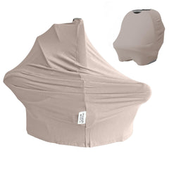 MOZAH Baby Multi-Use Cover car-seat offers full coverage and privacy on the go.