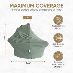 MOZAH Baby Multi-Use Cover nursing—discreet breastfeeding and comfort