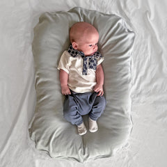 MOZAH Newborn Lounger Cover zipper-free design prioritizes safety and comfort