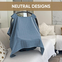 MOZAH nursing cover versatile-privacy for discreet feeding in public.