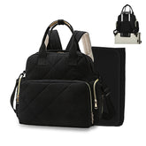 Mozzilog large diaper backpack with changing pad for on-the-go diaper changes