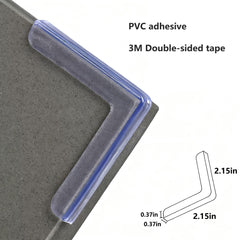 MPMR clear PVC material close-up shows crystal clarity for seamless decor