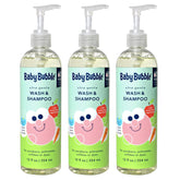 Mr. Bubble baby bubble wash pack3 hero image highlights gentle bath time solution.