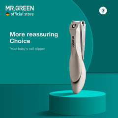 MR.GREEN baby nail clipper anti-splash design protecting baby's eyes during trimming