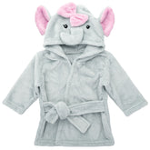 Mr. Pen Baby Animal Face Robe elephant hood for cozy post-bath warmth.