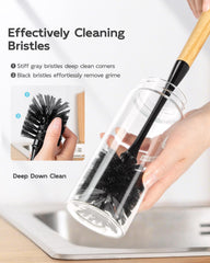 MR.SIGA Bamboo Handle ergonomic design reduces hand strain during cleaning.
