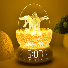 MTDYHY dinosaur egg alarm night light emits gentle bedside glow