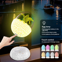 MTDYHY dinosaur egg Bluetooth speaker delivers crisp sound for music and podcasts
