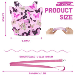 MTOMUYA butterfly shoulder straps help kids wear comfortably during outings