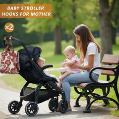 MTTBmrt stroller hooks 66lb capacity supports multiple bags securely.