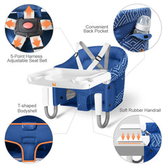 MTWML dining tray included for easy feeding and mess containment