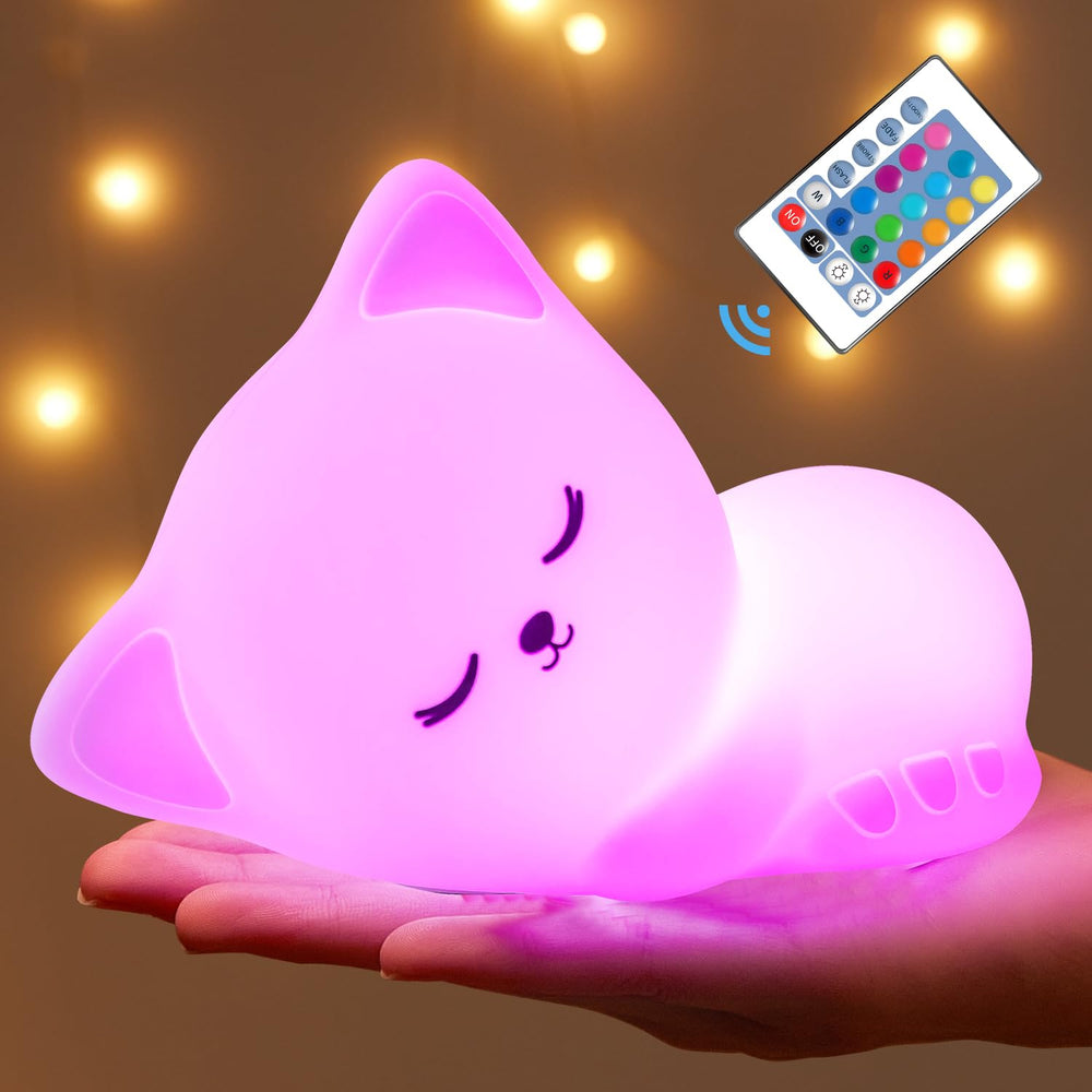 Mubarek Night Light for Kids in 16 colors offering soft, calming illumination.
