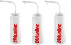 MUELLER quart bottle with straw in natural color for on-the-go hydration