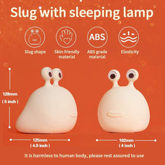 MUID slug night light kid room scene shows drop-resistant silicone and portable design