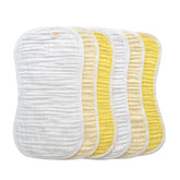 MUKIN Baby Burp Cloths soft absorbent 6-layer muslin for gentle spit-up protection