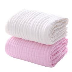 MUKIN baby towels close-up shows ultra-soft cotton touch for delicate skin.