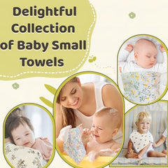 MUKIN gentle bath time washcloths displayed for soothing infant cleansing routines