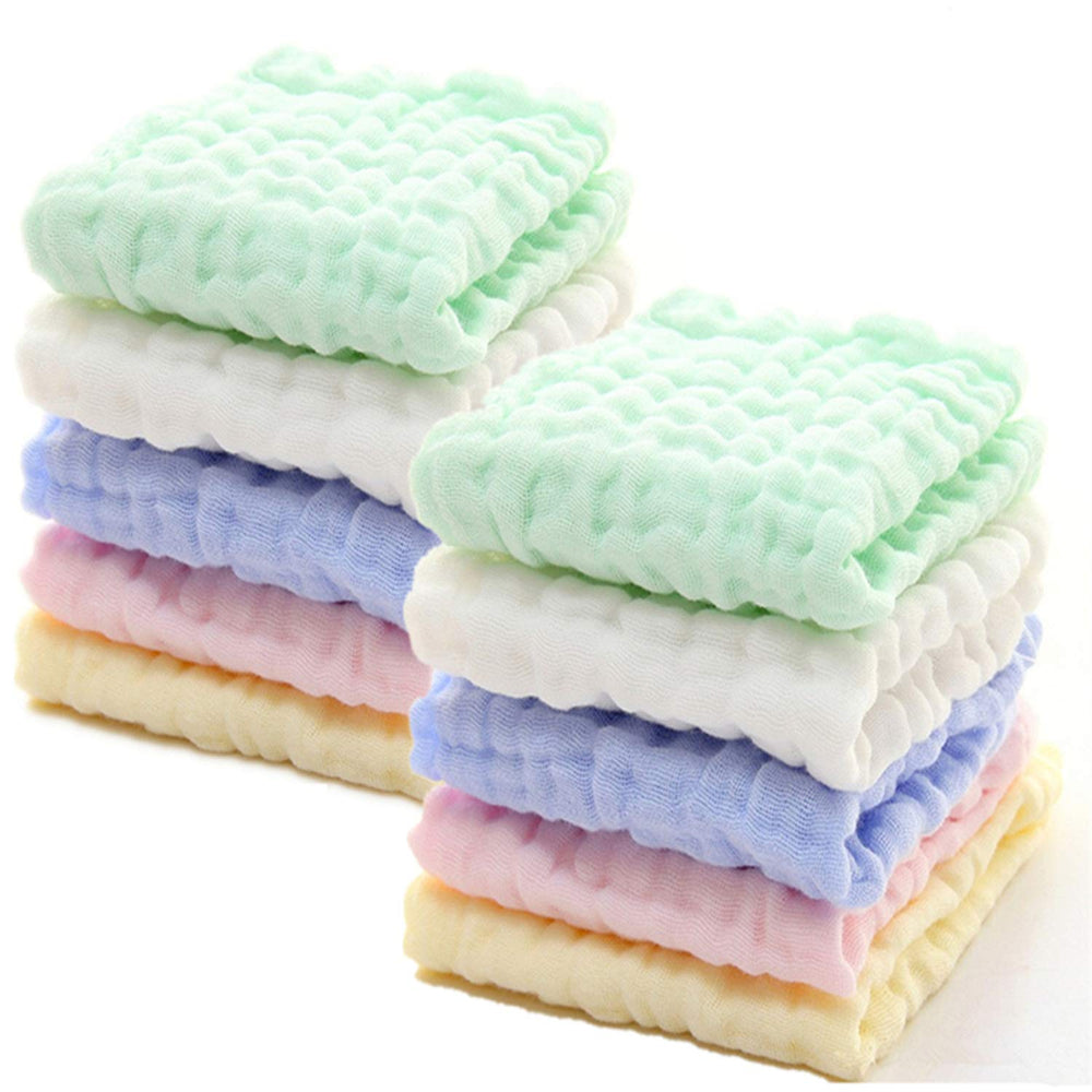MUKIN baby washcloths pack displayed for gentle newborn cleansing.