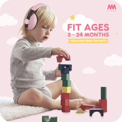 Mumba Baby Earmuffs noise reduction 31dB protects little ears at events