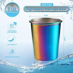 MUMIGUAN kids stainless steel cups are BPA-free for everyday meals.