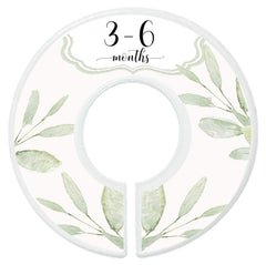 Mumsy Goose botanical close-up shows greenery motif on durable divider panels.