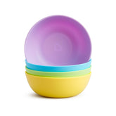 Munchkin 4-pack multi-color bowls for easy toddler meals