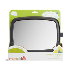 Munchkin crash-tested, shatter-resistant mirror adds durability on the road