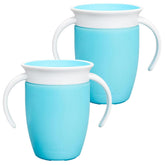Munchkin Miracle 360 cup leakproof edge demonstrates spill-free sipping for toddlers